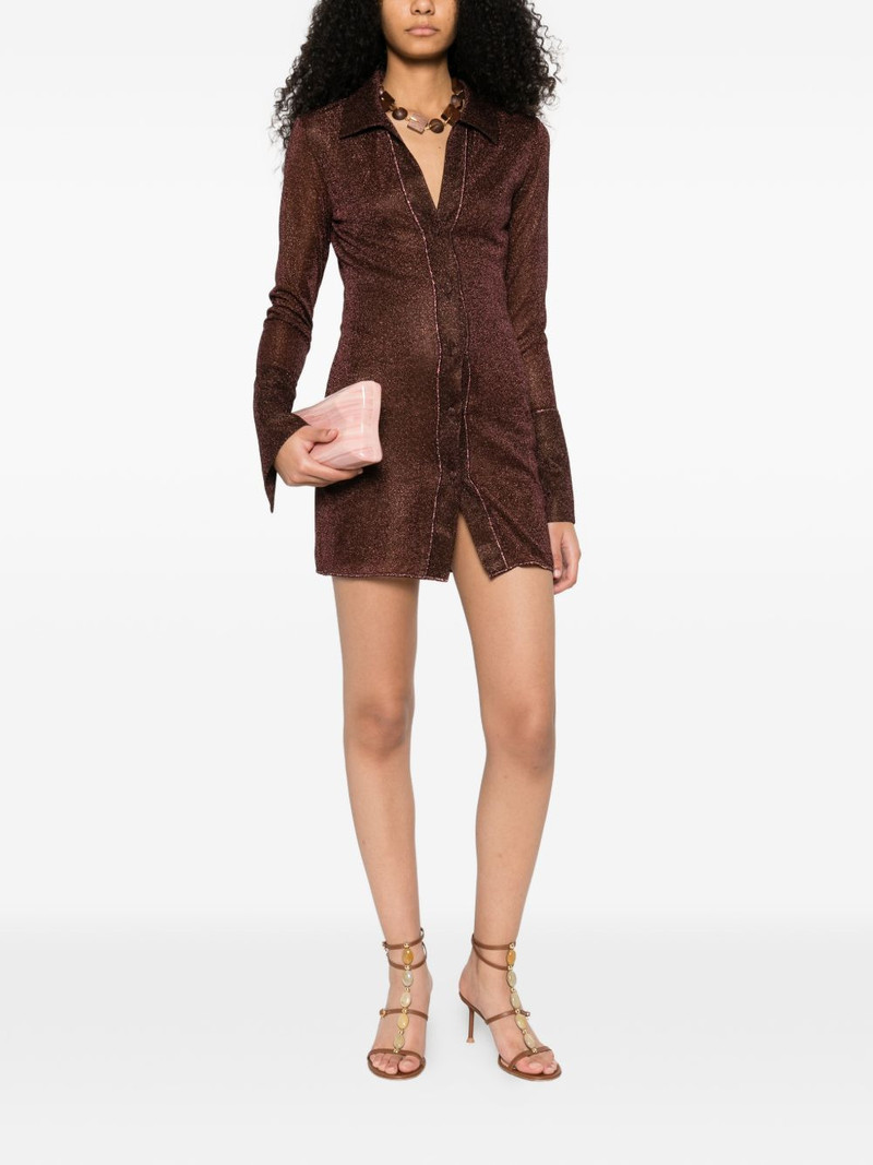 Oséree long-sleeve mini dress outlook