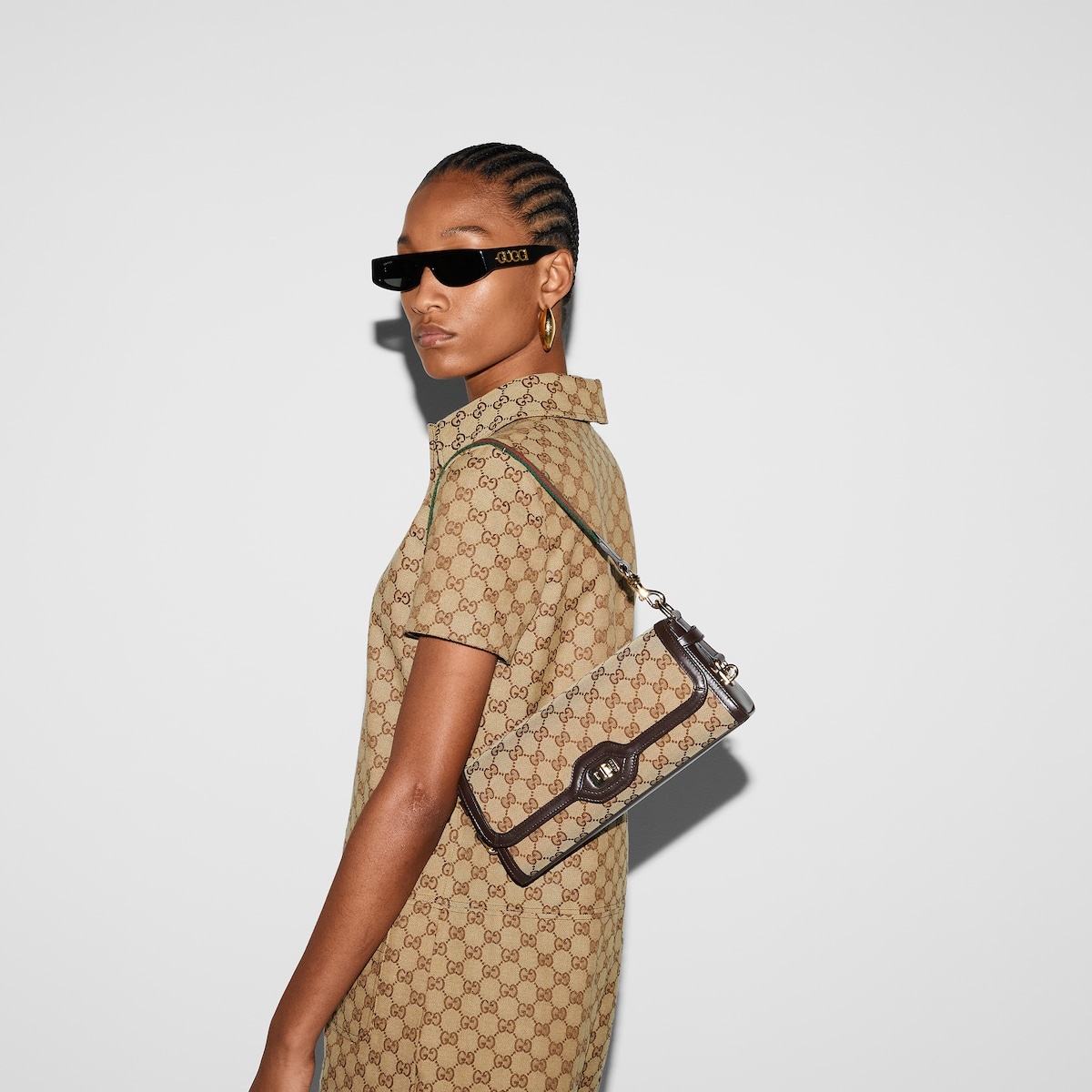 ショルダーバッグ・ポシェット GUCCI GUCCI LUCE SMALL SHOULDER BAG Gucci Small Leather GG Luce Shoulder Bag - Shoulder Bags