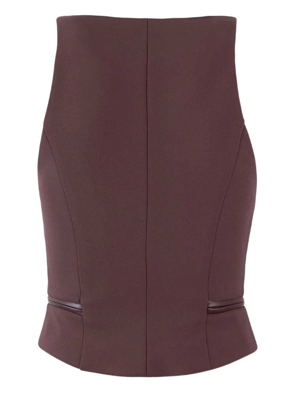 zip-up sleeveless top - 1