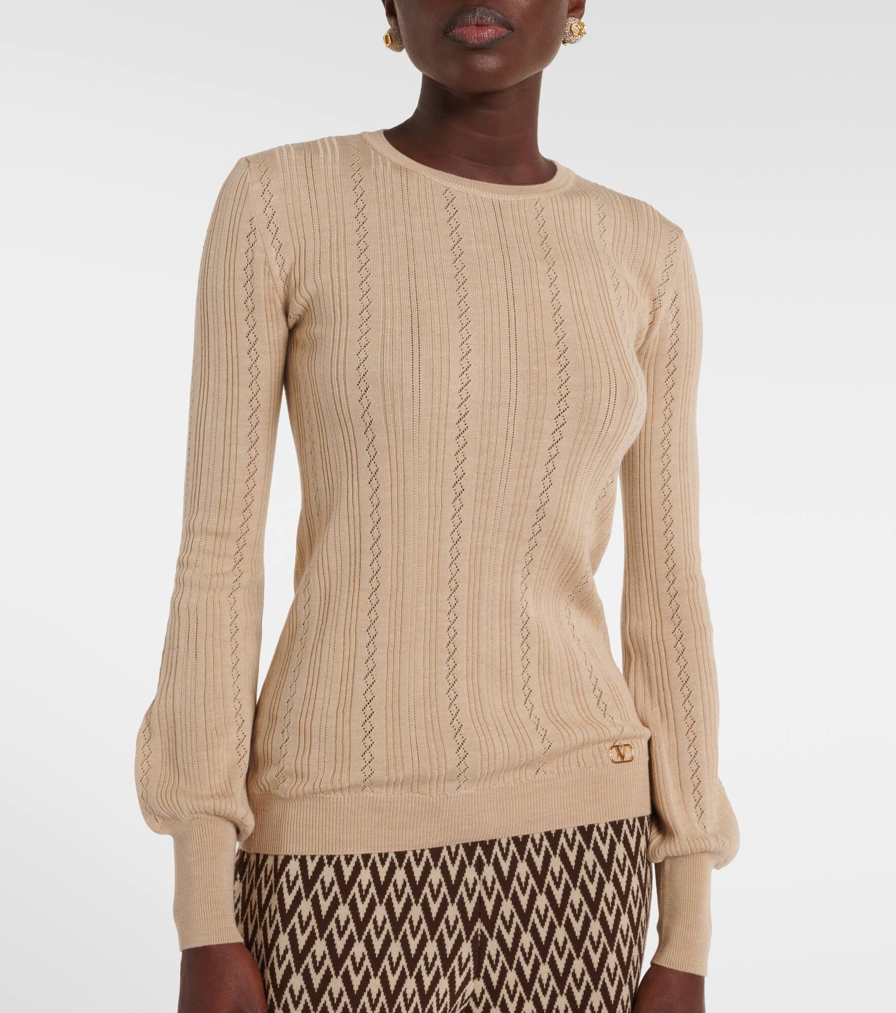 Maglia virgin wool sweater - 6