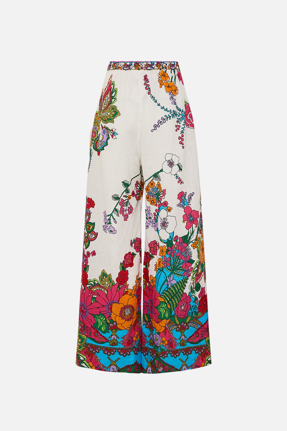 WIDE LEG TROUSER WITH FRONT POCKETS - 7