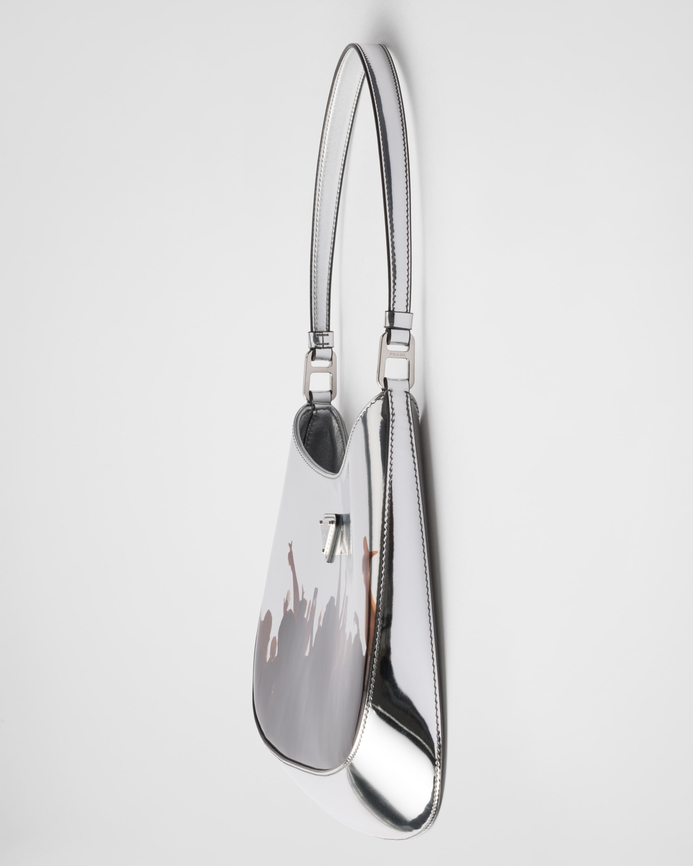 Prada Cleo printed brushed leather shoulder bag - 6