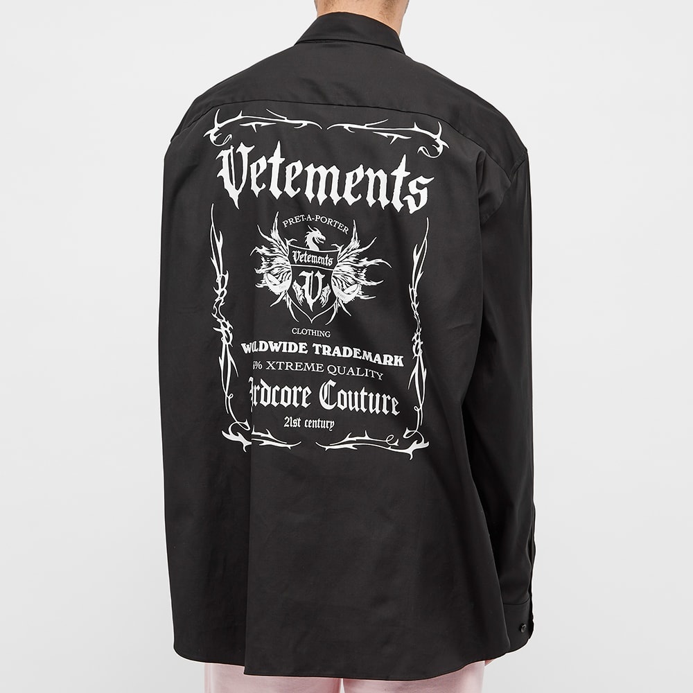 VETEMENTS Black Label Shirt - 5