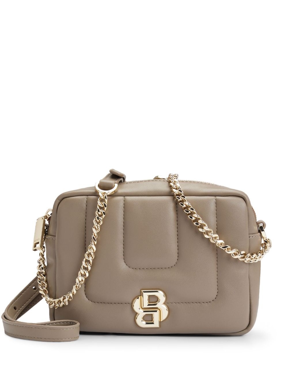 logo-plaque crossbody bag - 1