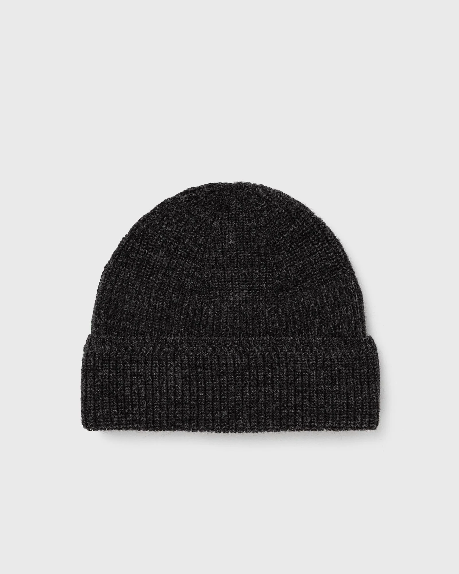 Wool Cotton Rib Beanie - 1
