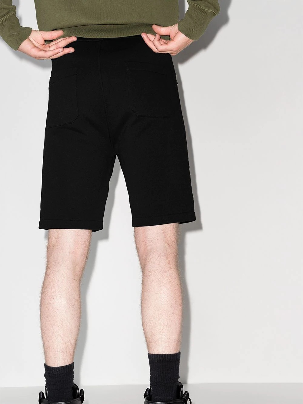 logo-embossed track shorts - 3