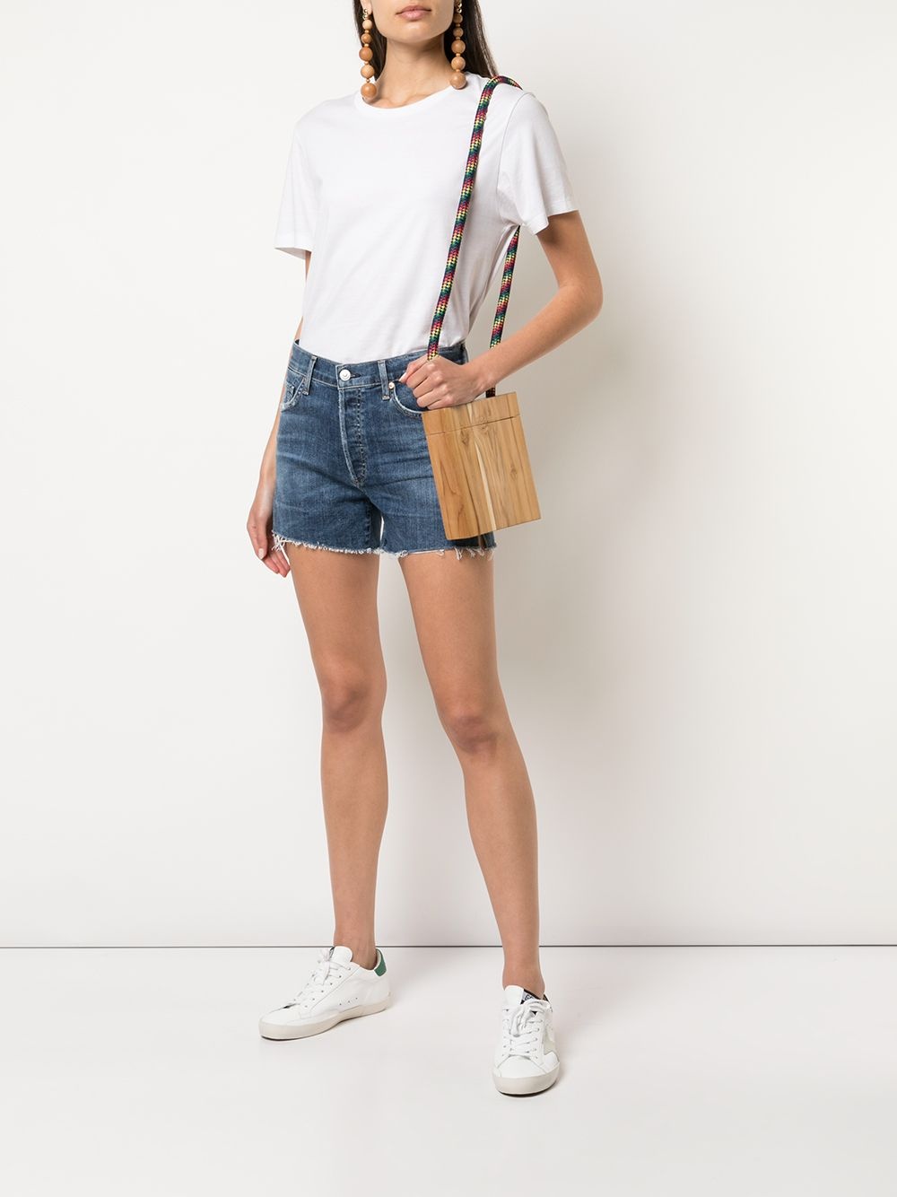 Marlow distressed denim shorts - 2