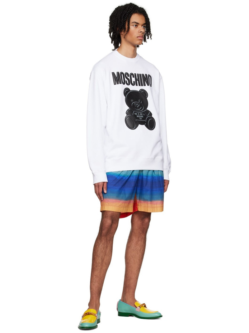 Moschino Teddy Bear organic cotton sweatshirt outlook