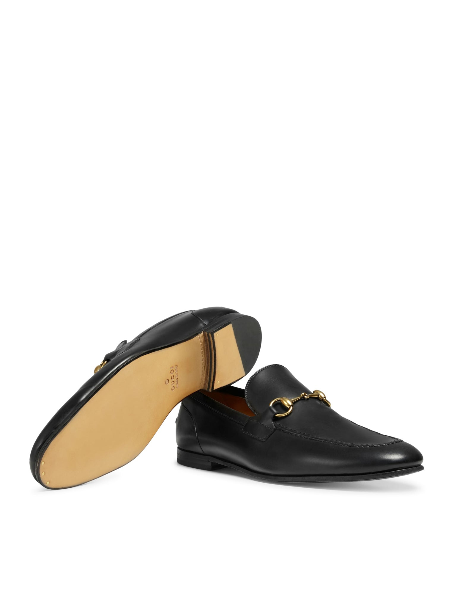 GUCCI JORDAAN LEATHER LOAFER - 5
