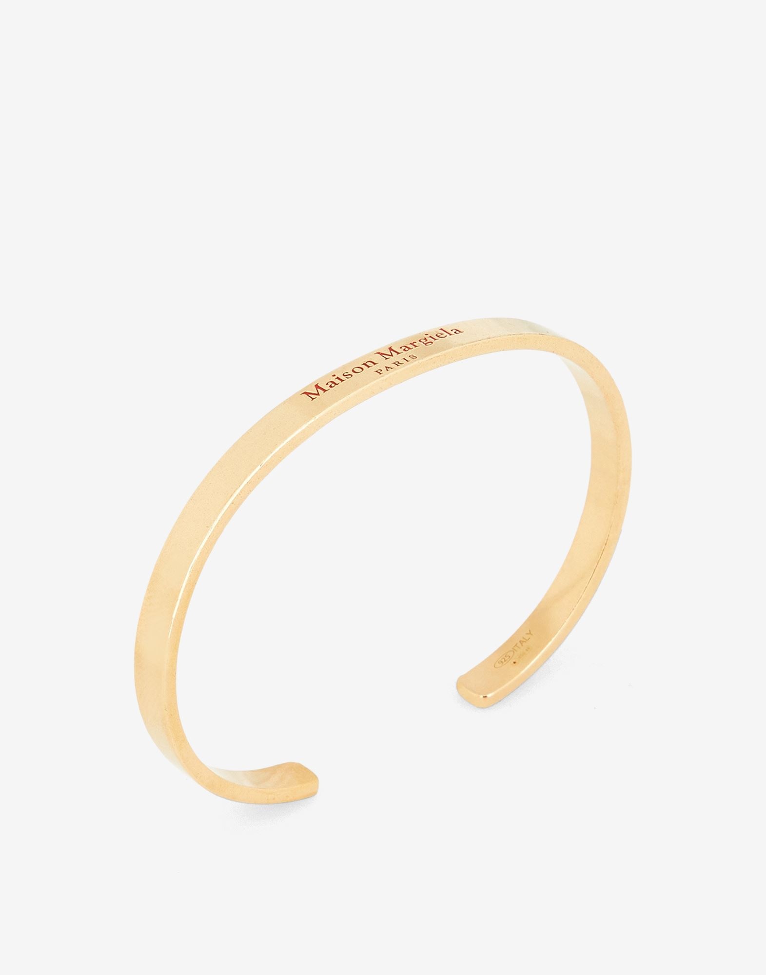 Logo engraved gold-plated cuff - 3