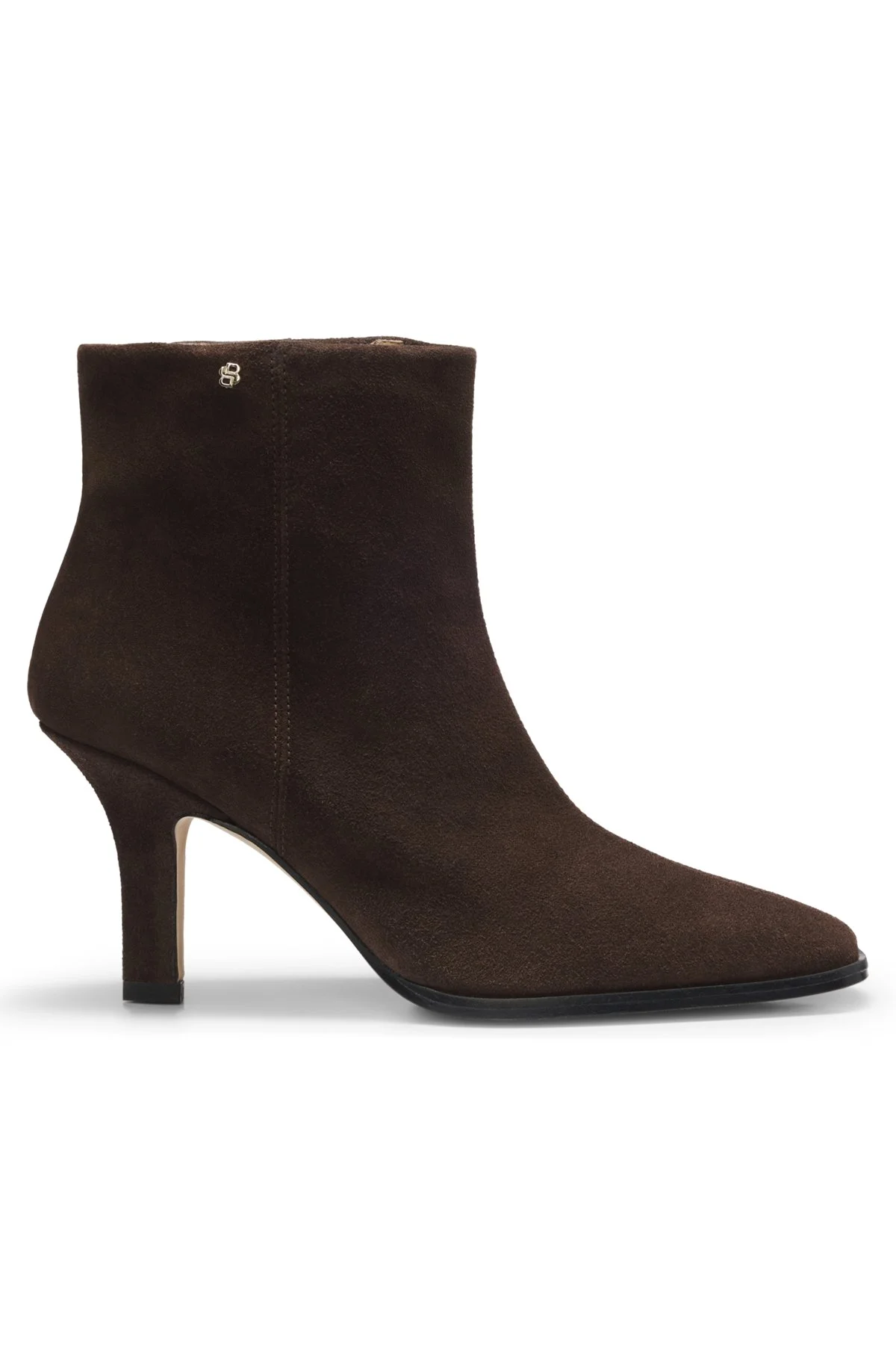 SUEDE ANKLE BOOTS WITH DOUBLE B MONOGRAM - 1