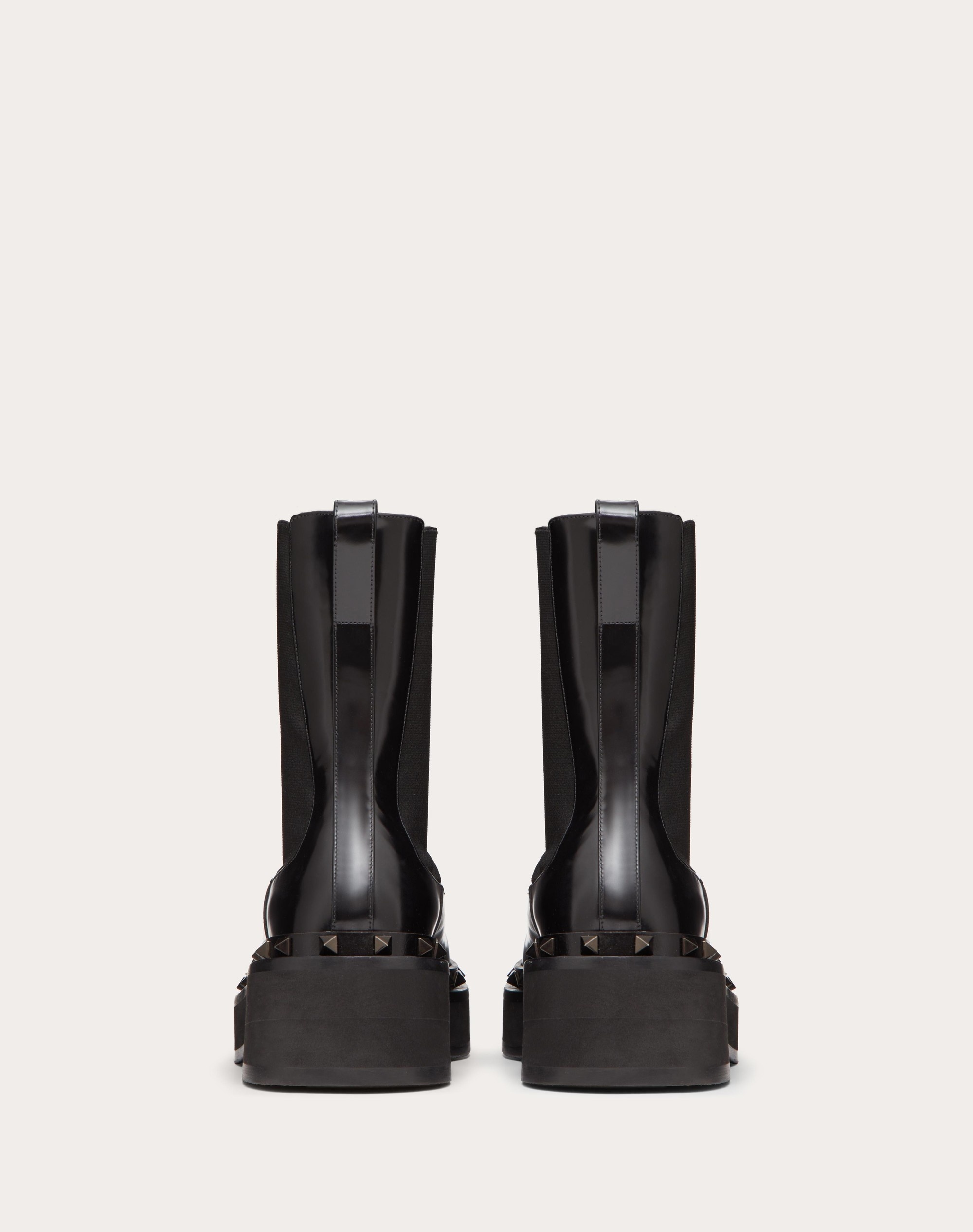 M-WAY ROCKSTUD BEATLE IN CALFSKIN WITH TONE-ON-TONE STUDS 50 MM - 3