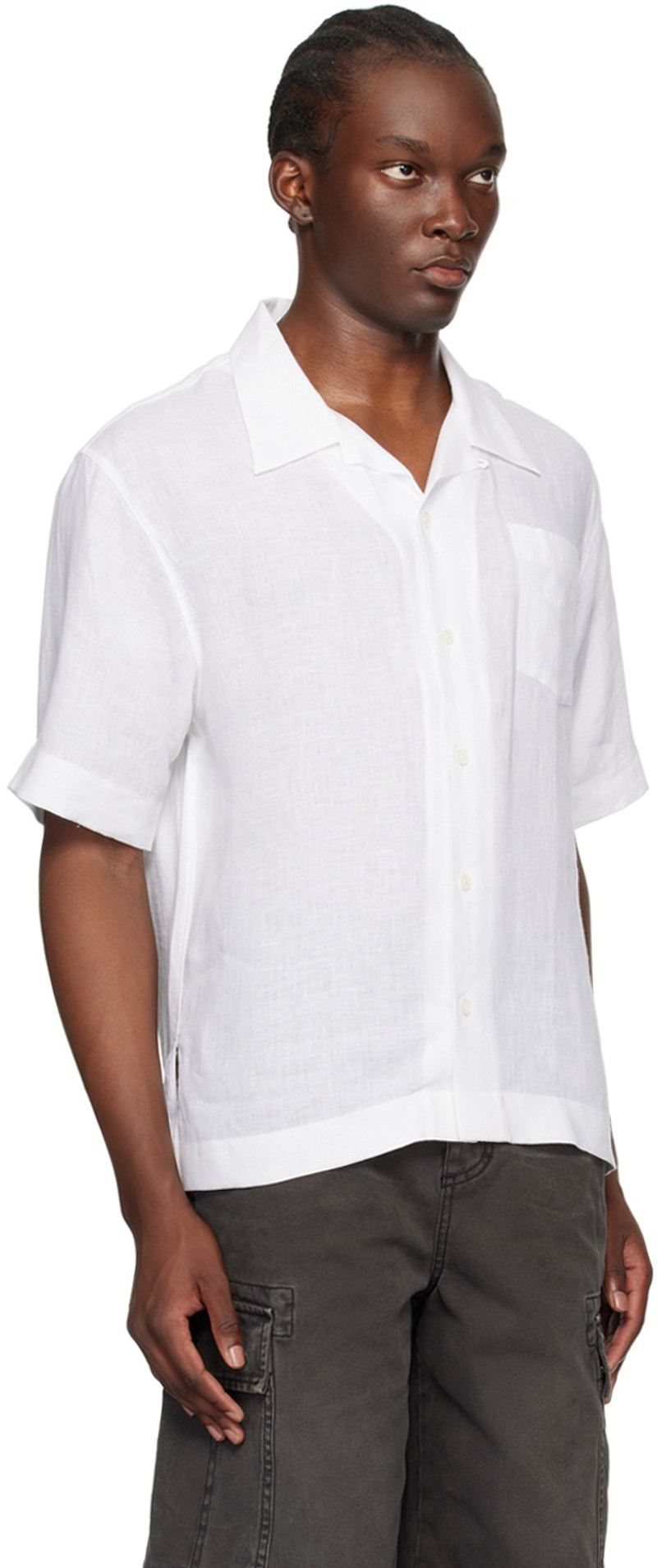 Givenchy White Patch Pocket Shirt outlook