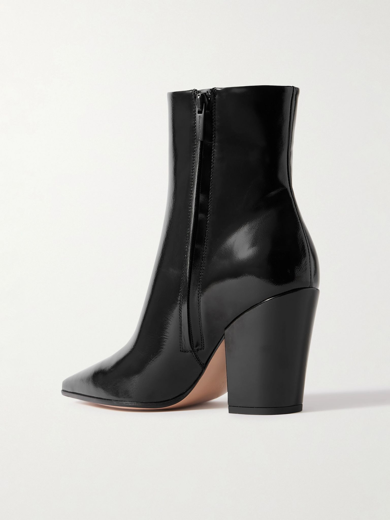 Keinna 60 patent-leather ankle boots Black - 3