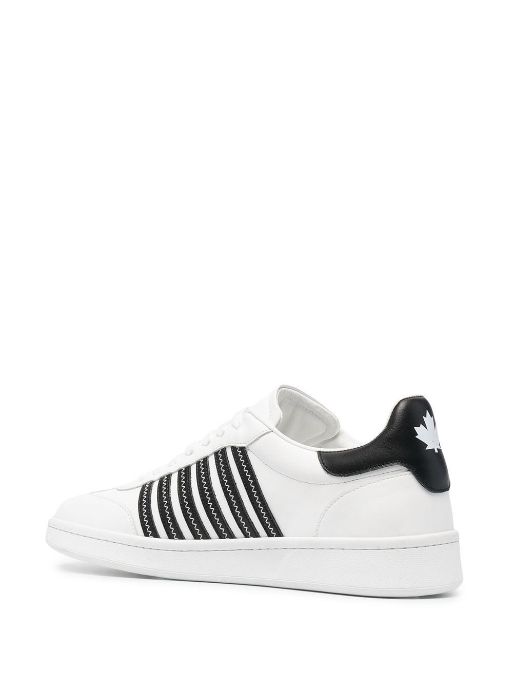 jagged stripe sneakers - 3