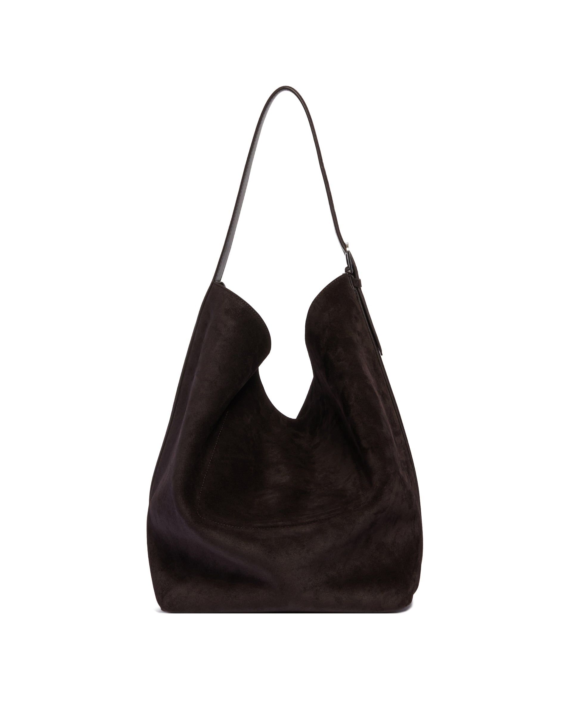 Brown Belted Tote Bag - 2