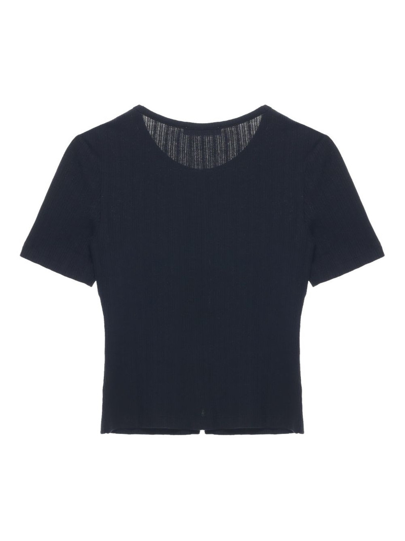 Sajuni ribbed button cardigan 5