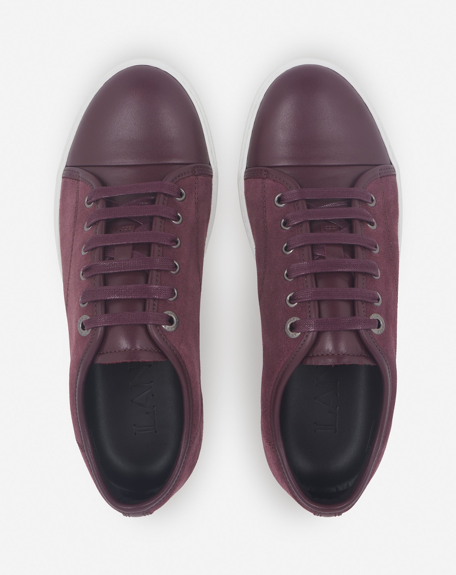 DBB1 LEATHER AND SUEDE SNEAKERS - 3
