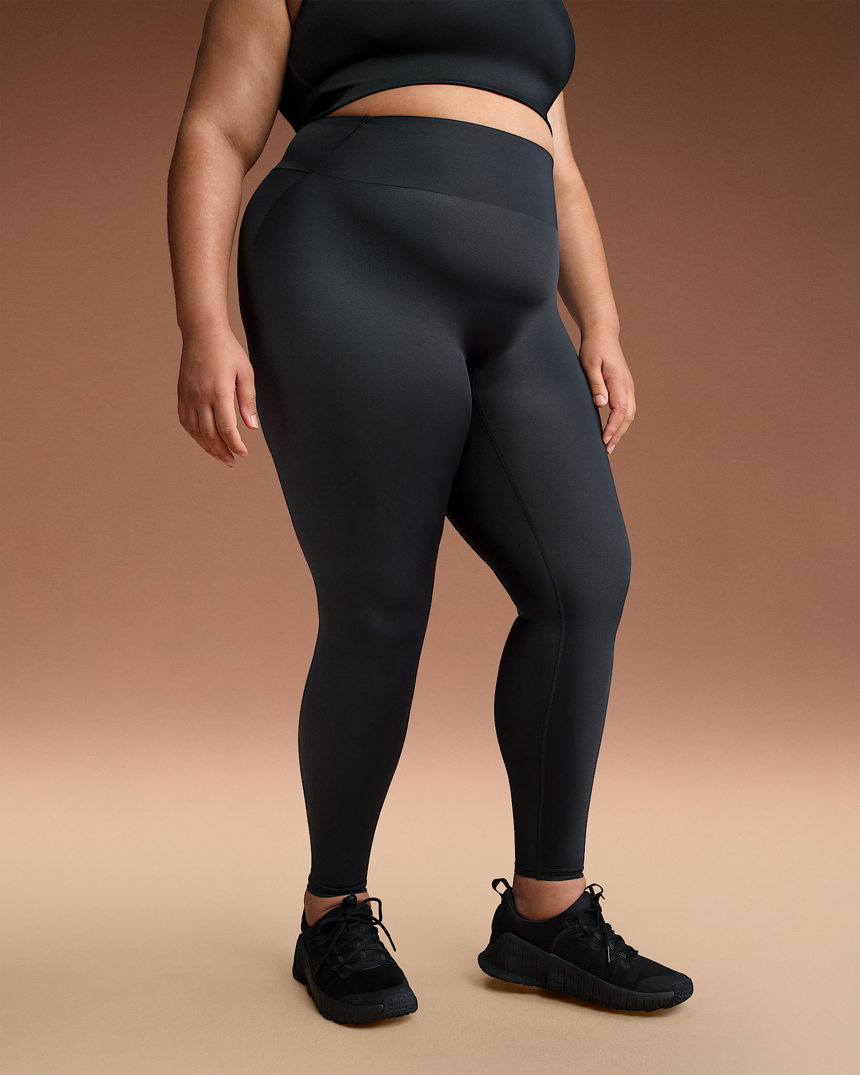 NikeSKIMS Shine Women's High-Waisted Bonded 26" Leggings - 7