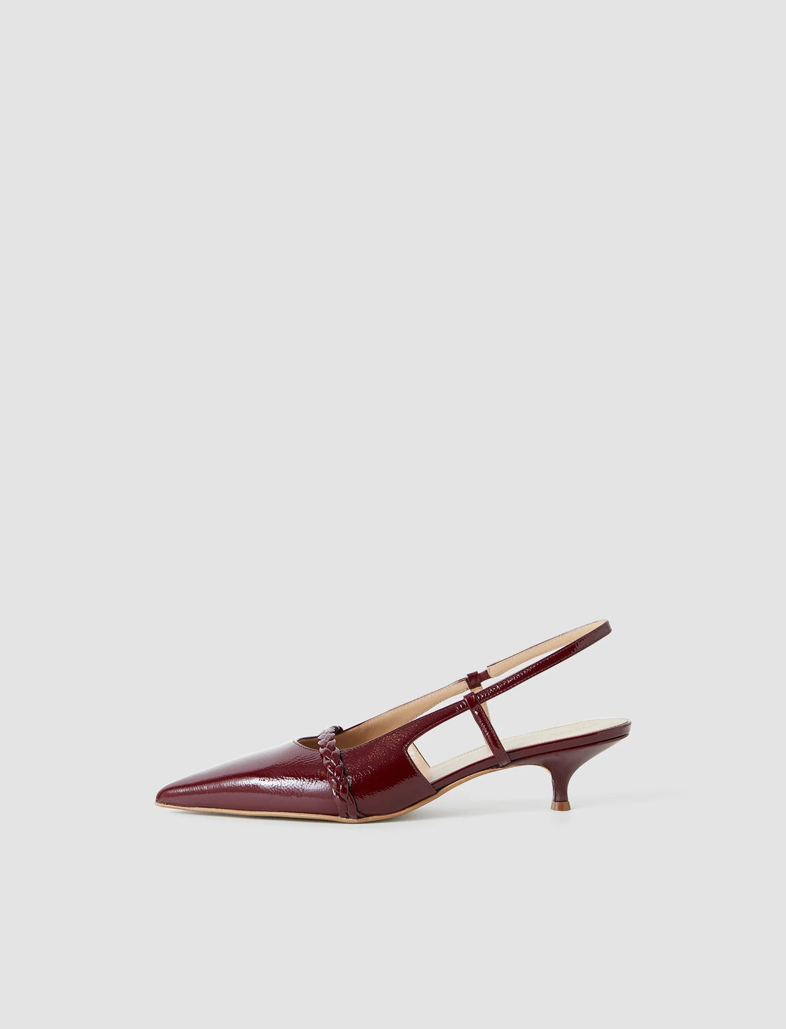 Anisa Patent Leather Slingback Shoes - 1