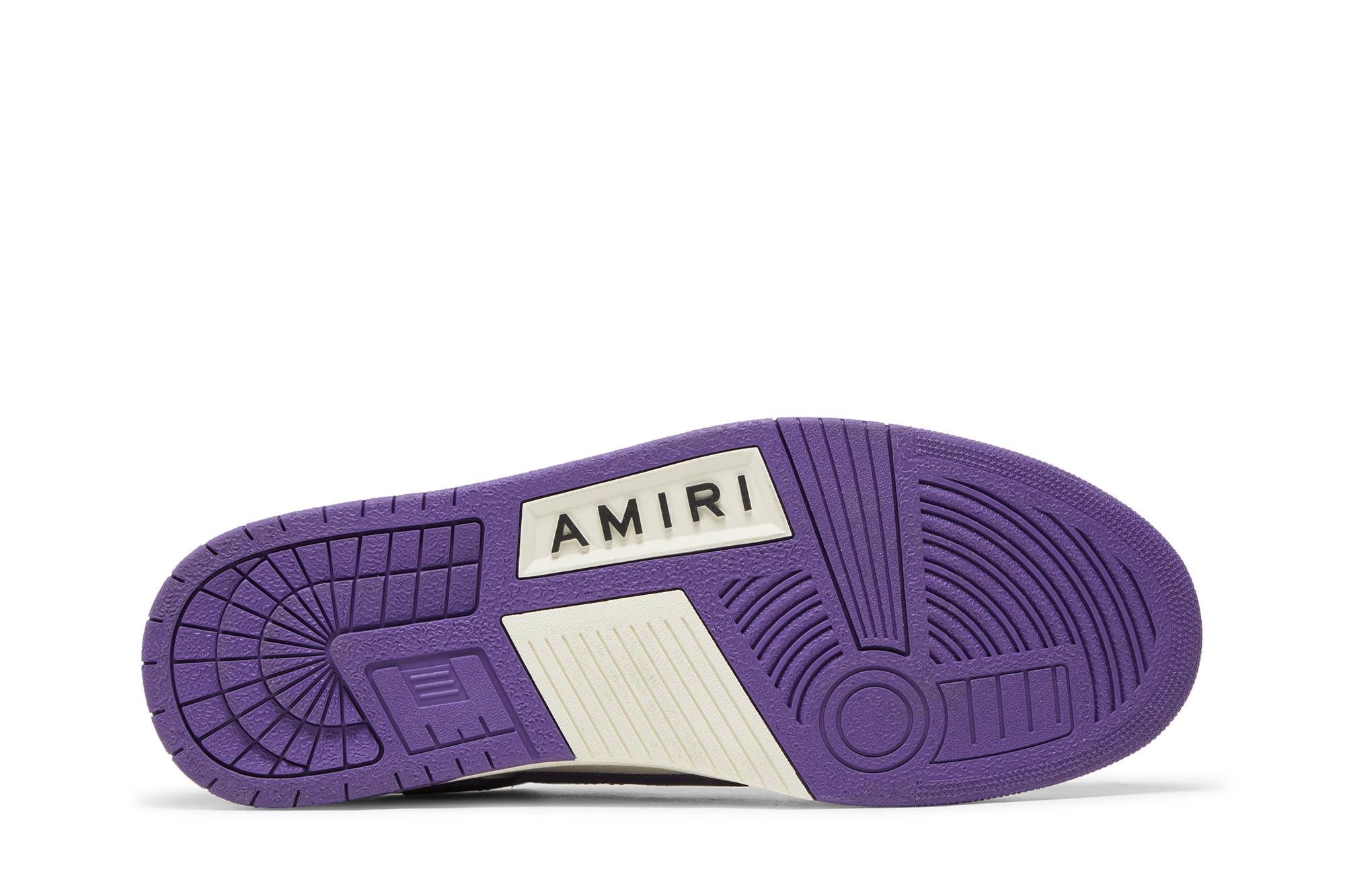 Amiri Skel Top Low 'White Purple' - 4