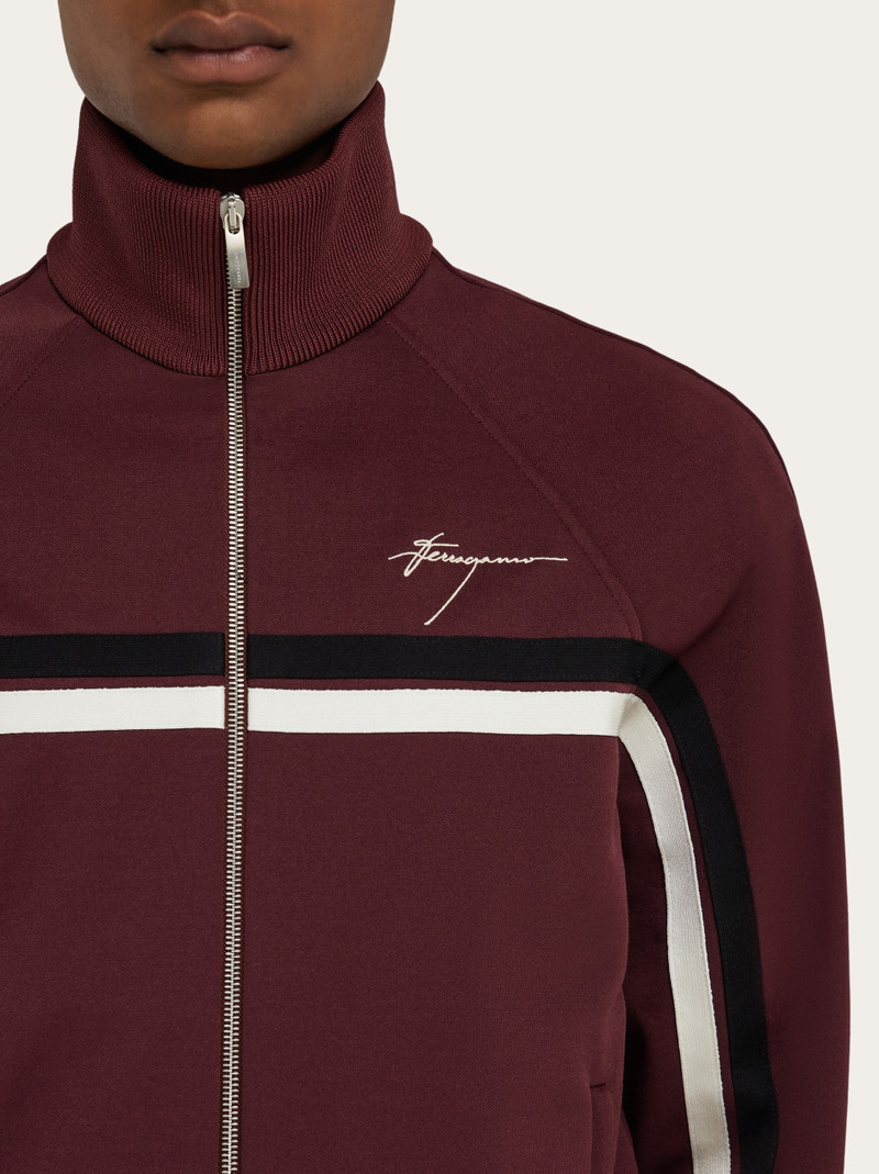 Track jacket with contrasting stripe 5