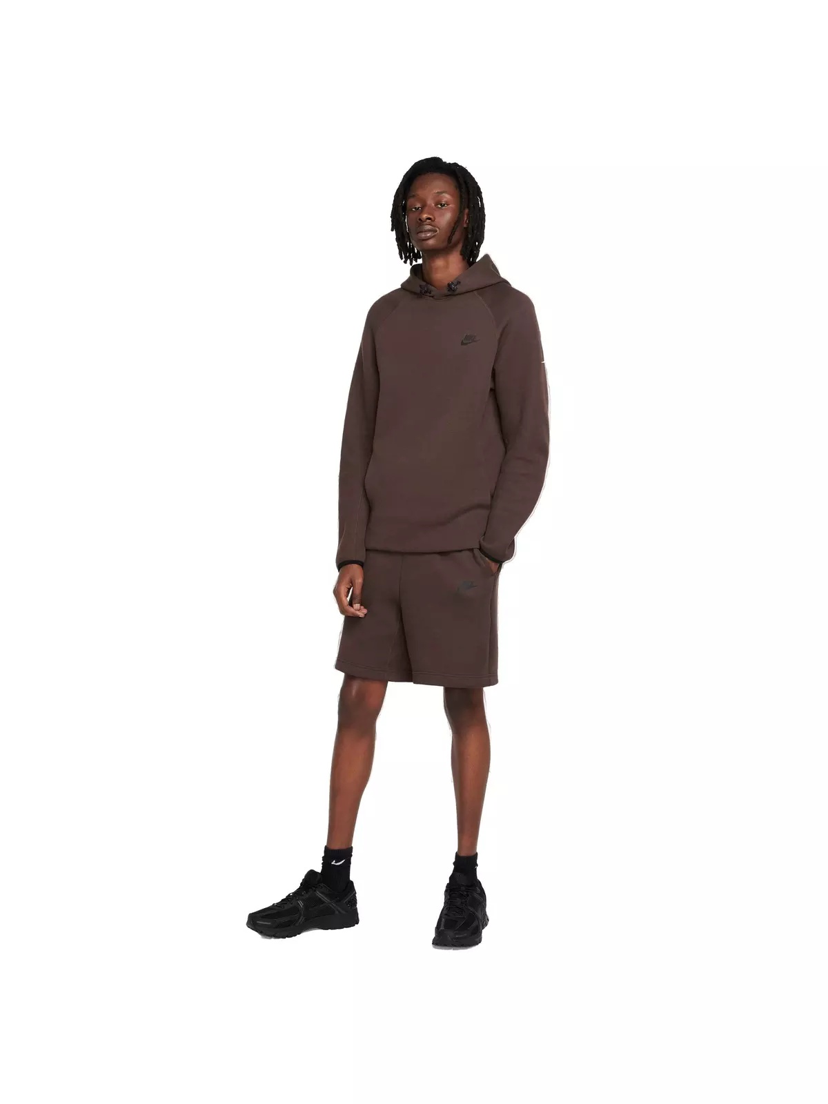 Men's Sportswear Tech Fleece Shorts - Brown - 8