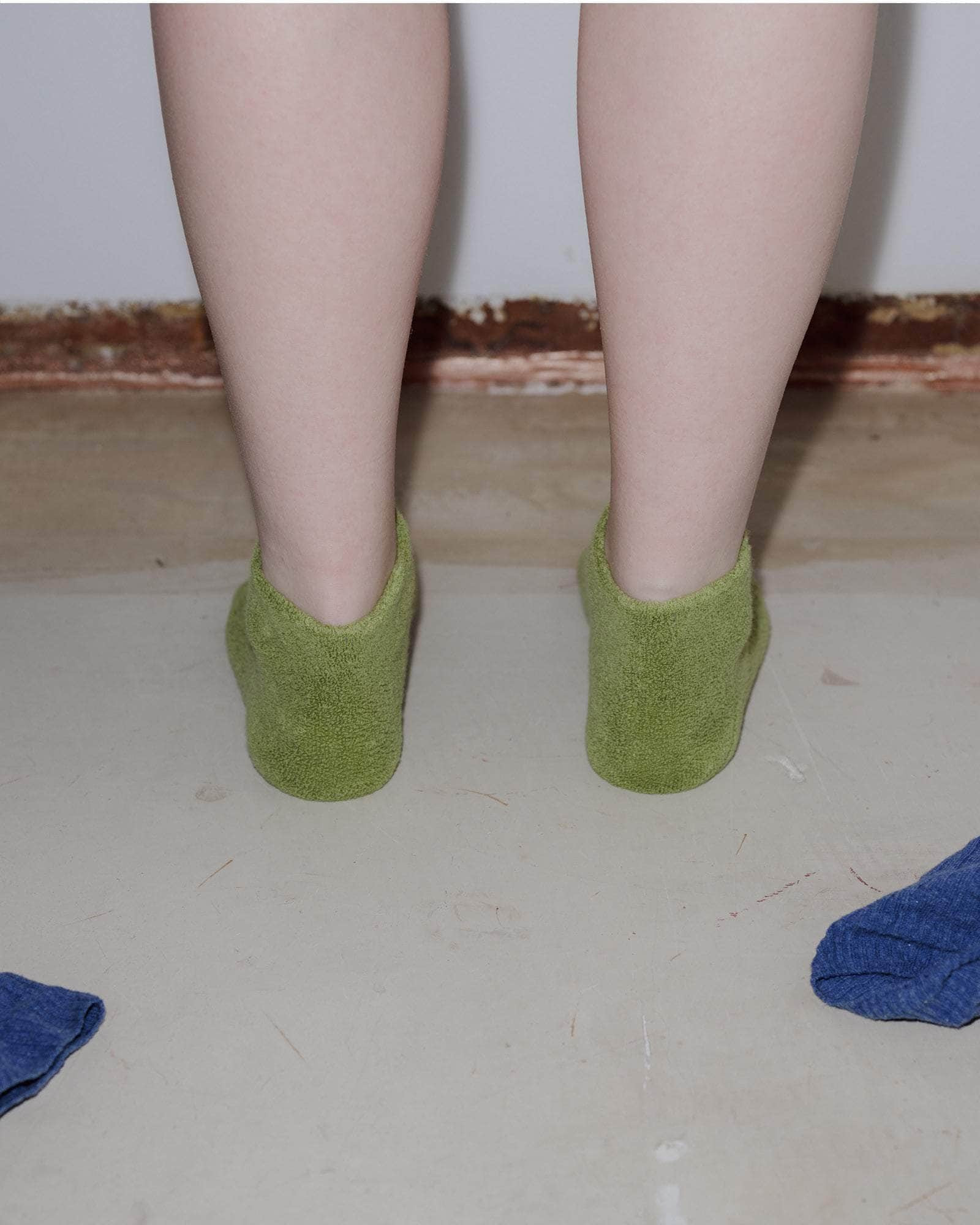 Buckle Ankle Socks - Textured Organic Cotton - 2