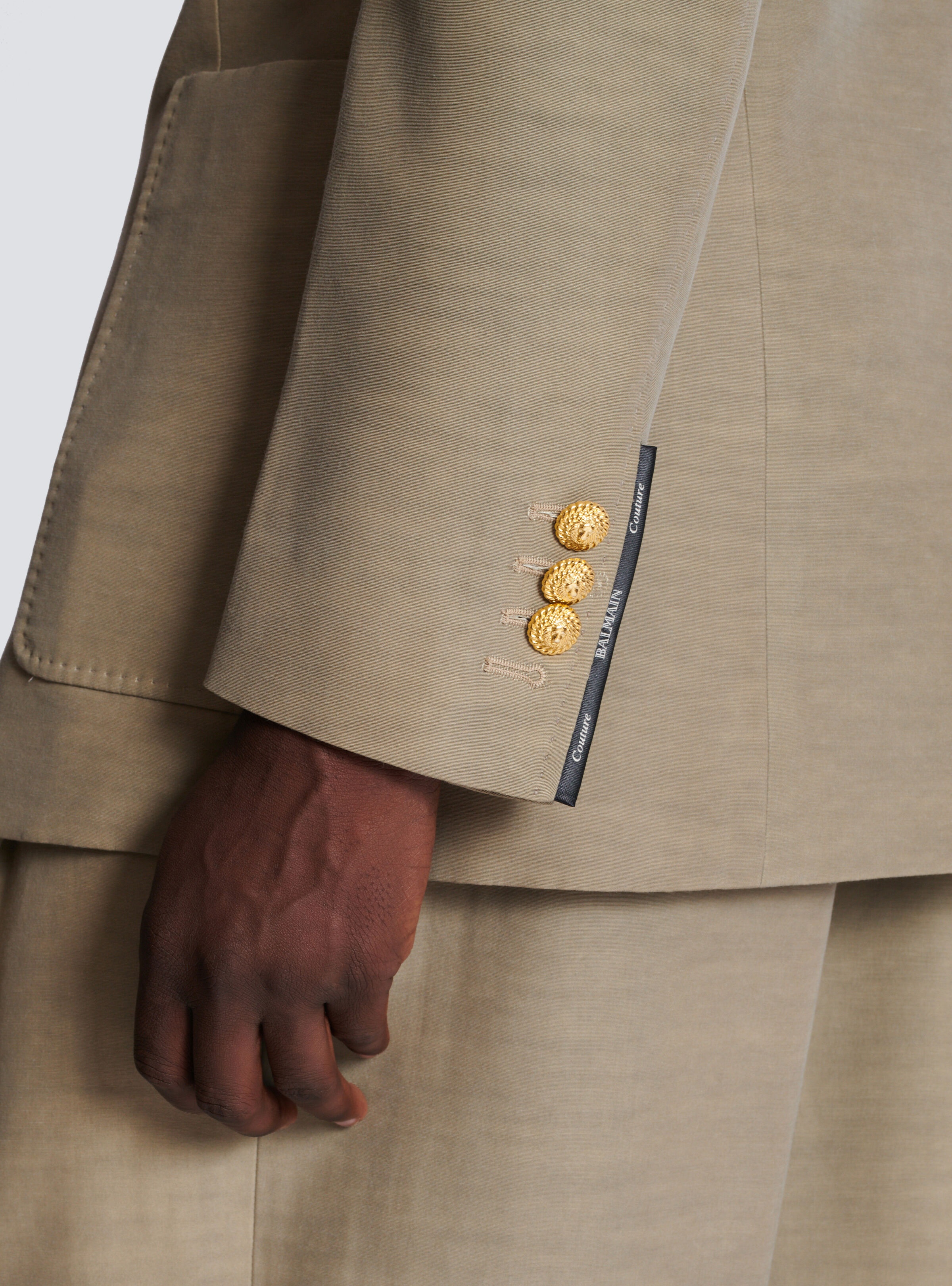 1-button tailored cupro jacket - 8