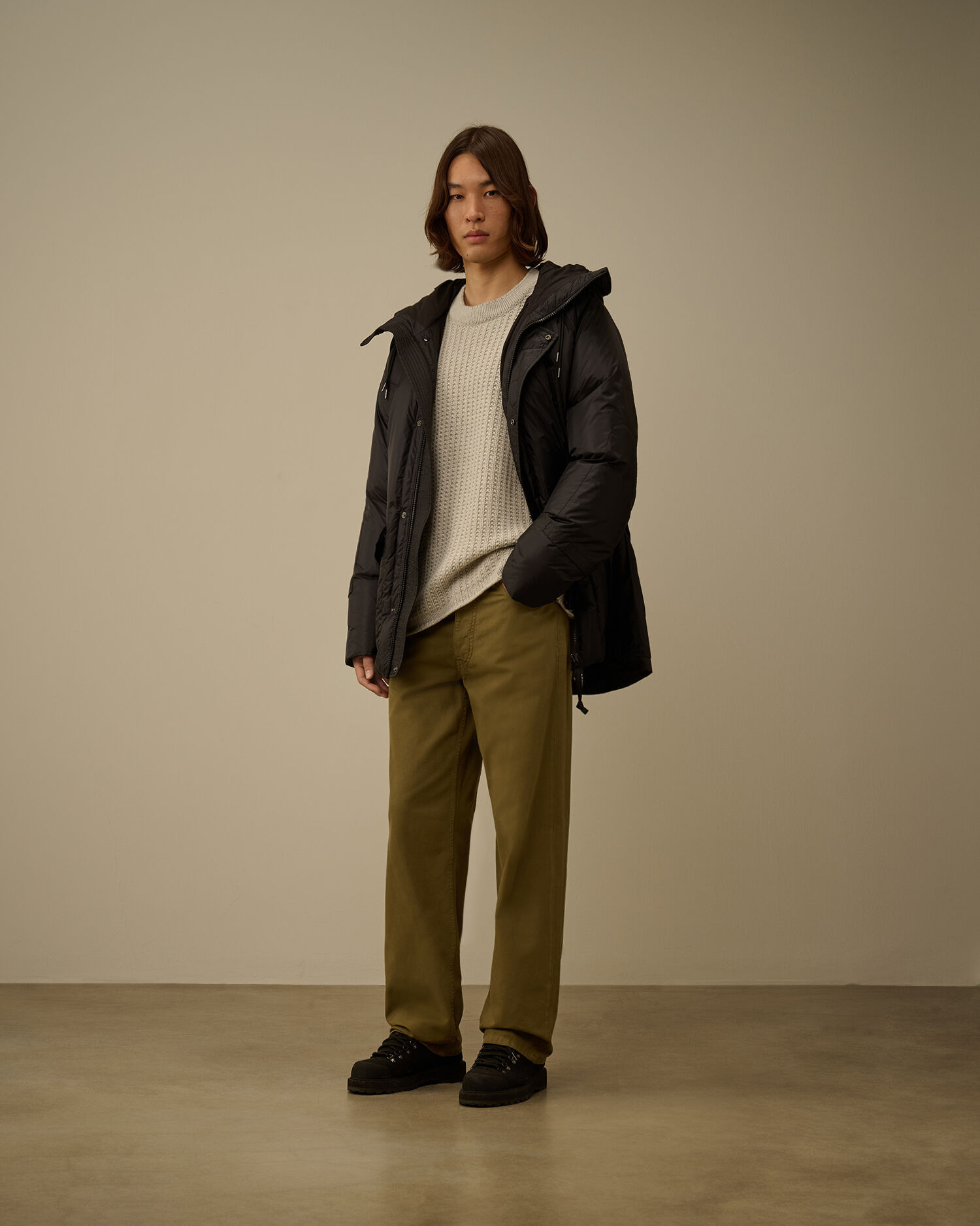 Lambswool GRS Boxy Crewneck Sweater - 2