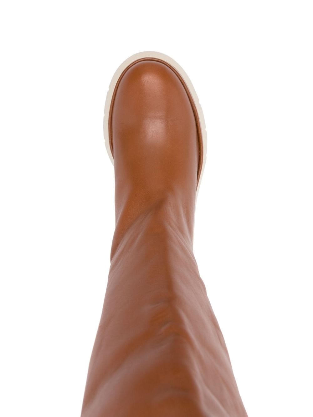 knee-high leather boots - 4