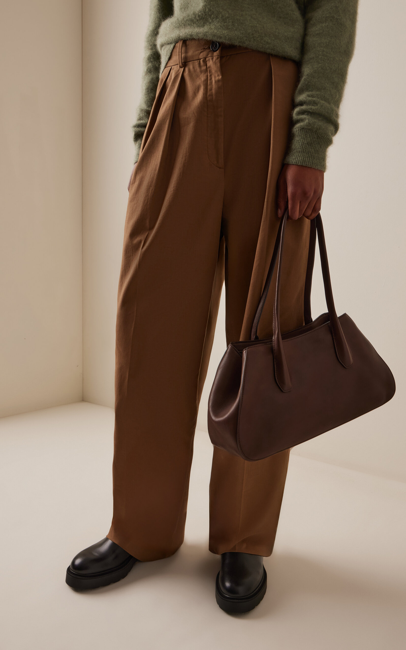 Alger Leather Shoulder Bag brown - 4