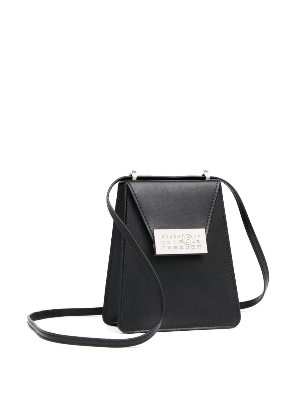 Numbers vertical leather mini bag - 4