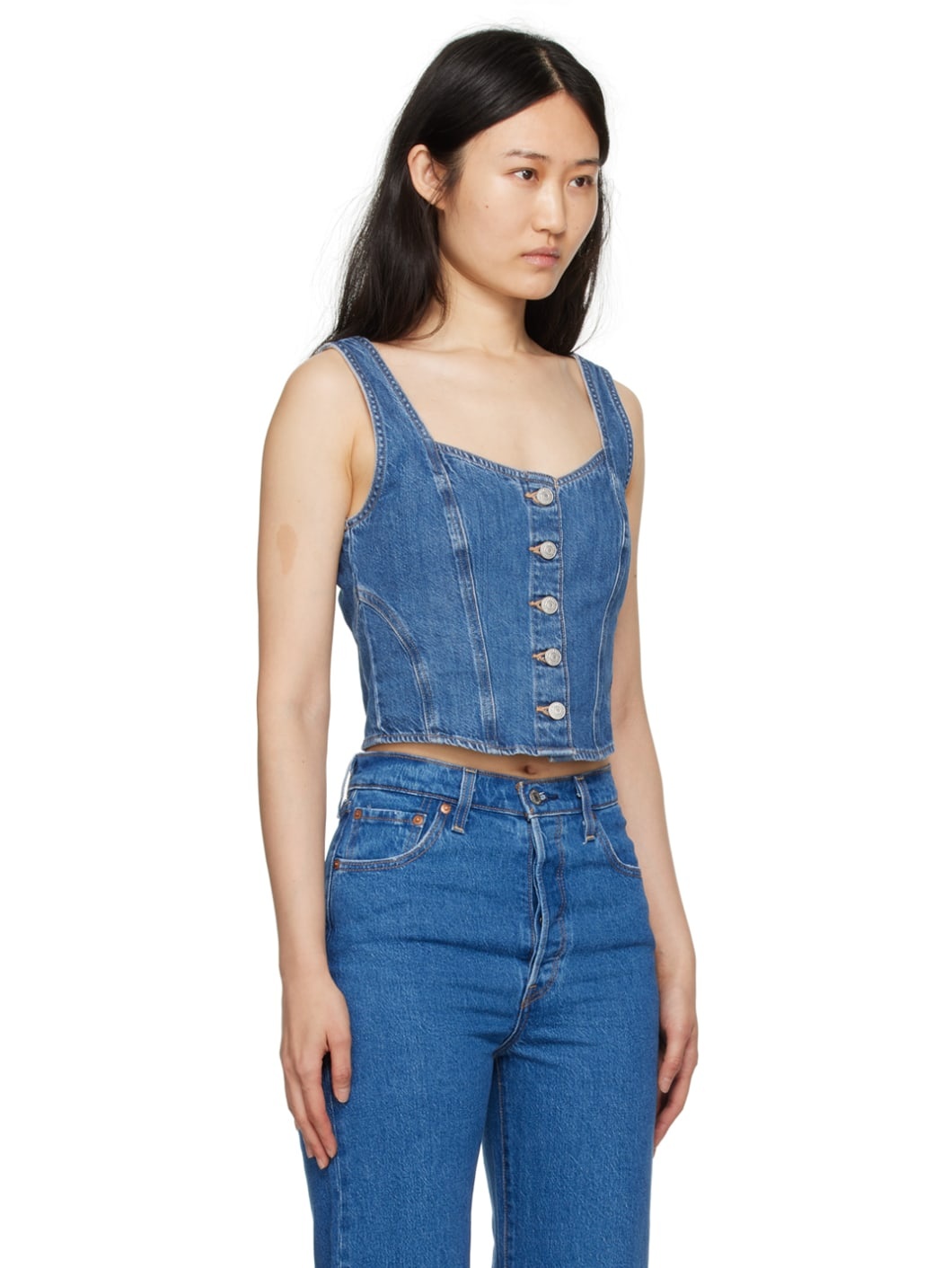 Indigo Alani Denim Tank Top - 2