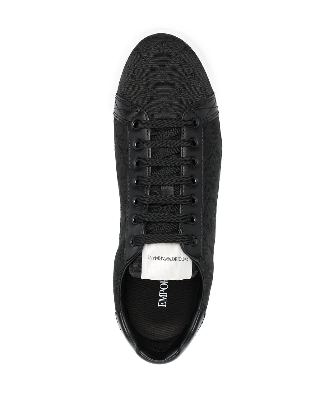 quilted low-top sneakers - 4