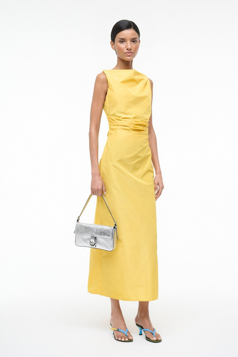 STAUD CALLIE DRESS SUNSHINE 4