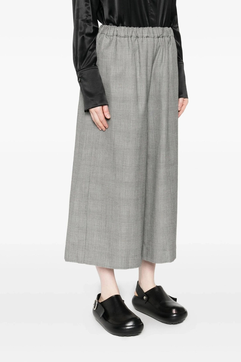 Comme Des Garçons Pied de poule wool pants outlook