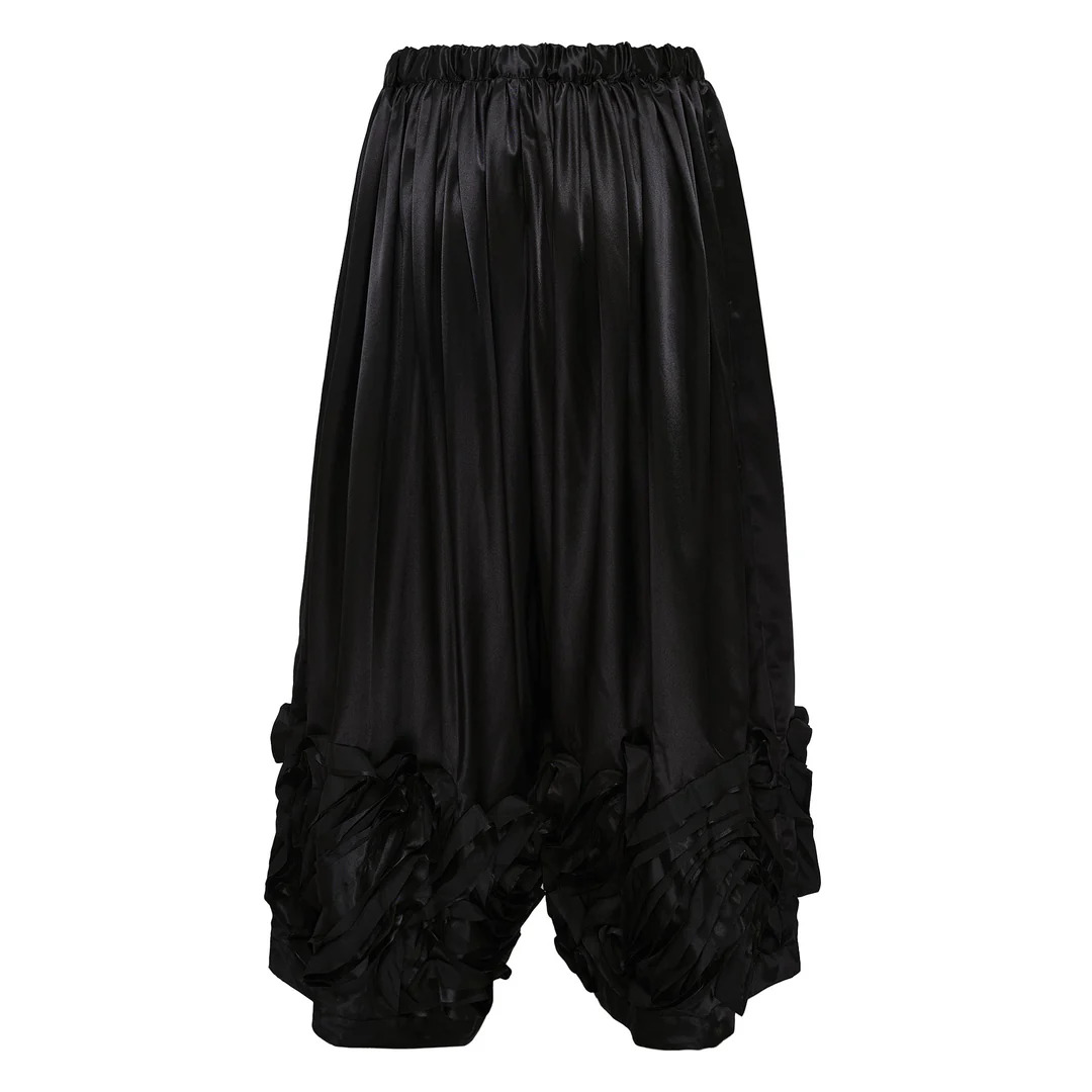 Gathered Hem Pants - 2