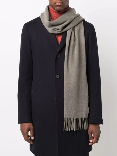 Paul Smith embroidered-logo cashmere scarf outlook