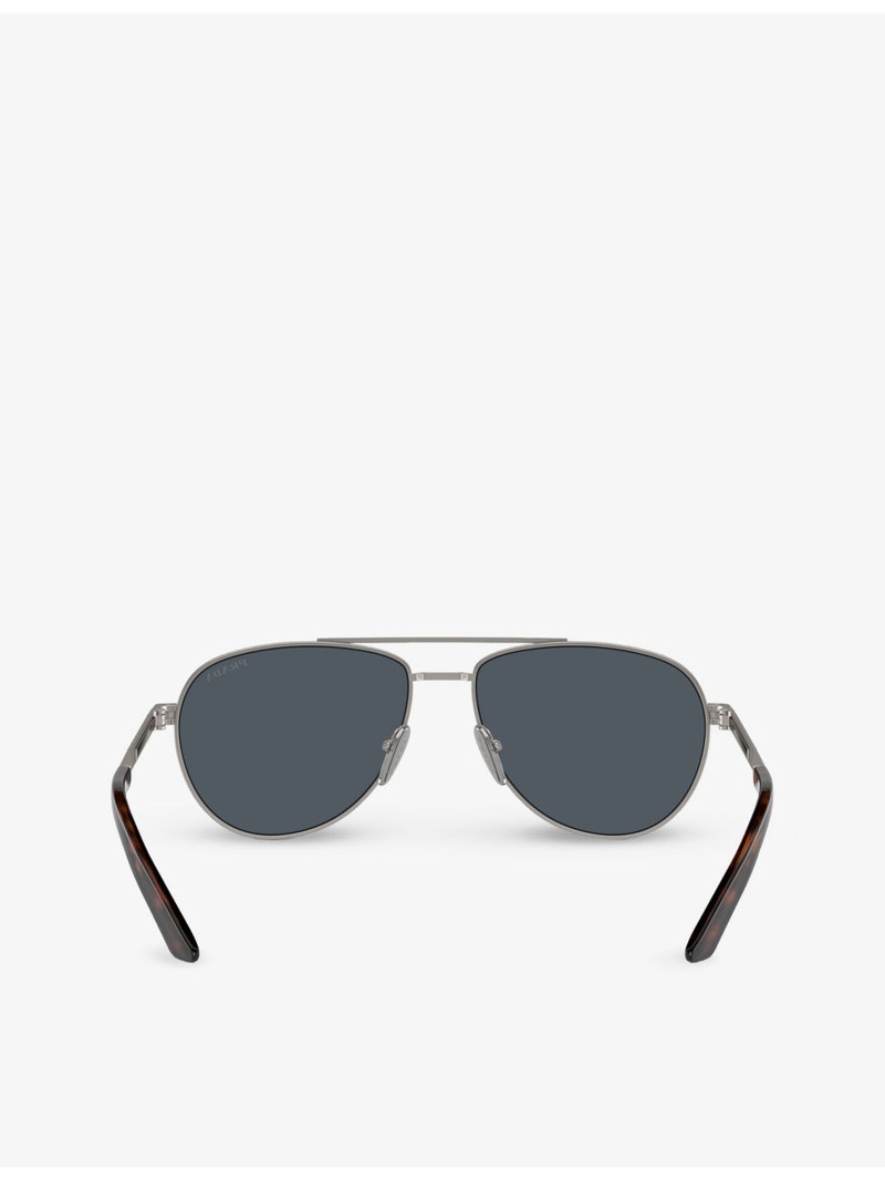 PR A54S pilot-frame metal sunglasses 4