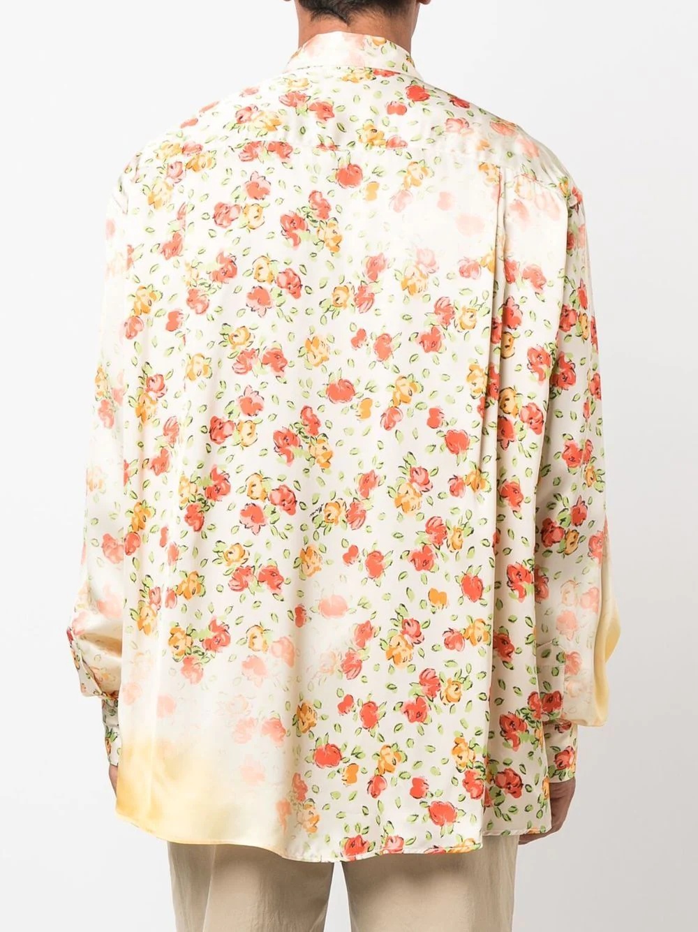 floral-print long-sleeve shirt - 4