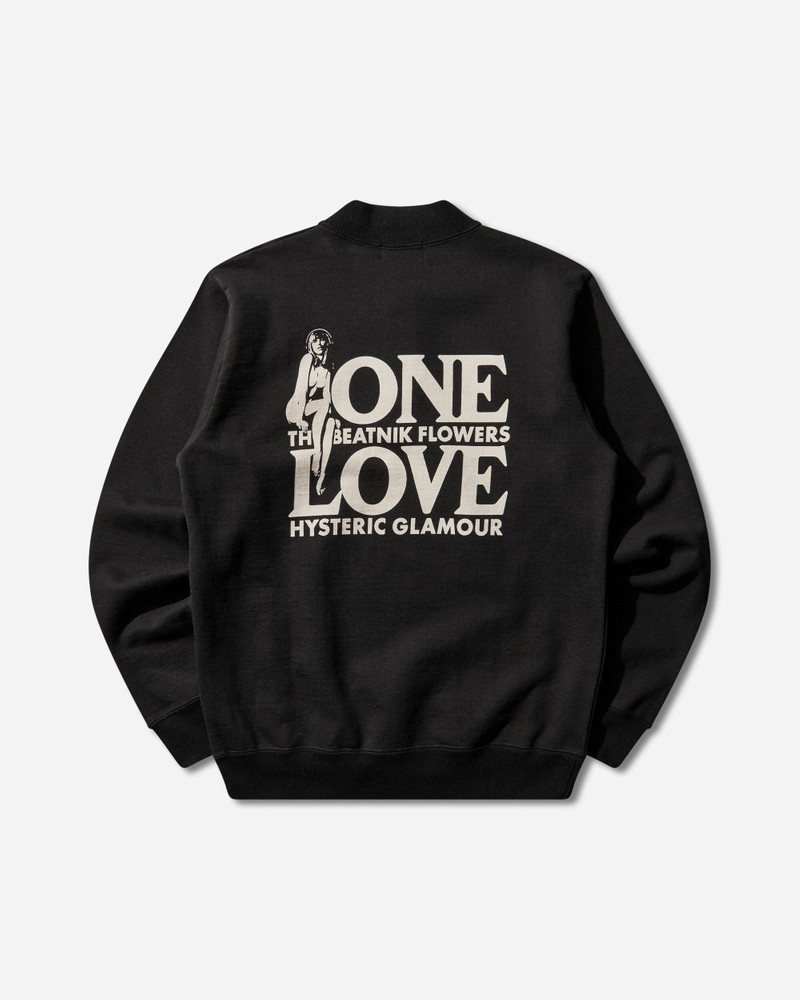 Hysteric Glamour Men's One Love Sweatshirt Black outlook