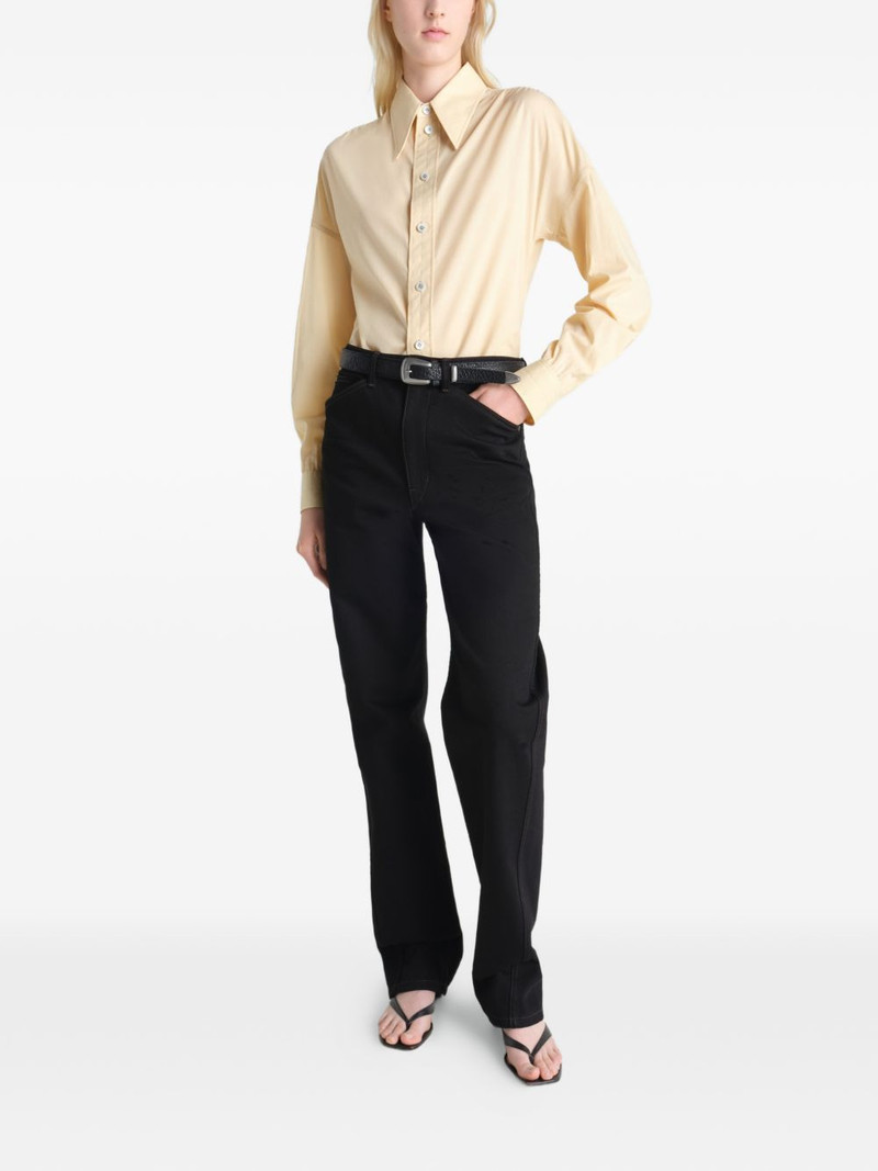 Lemaire pointed-collar shirt outlook