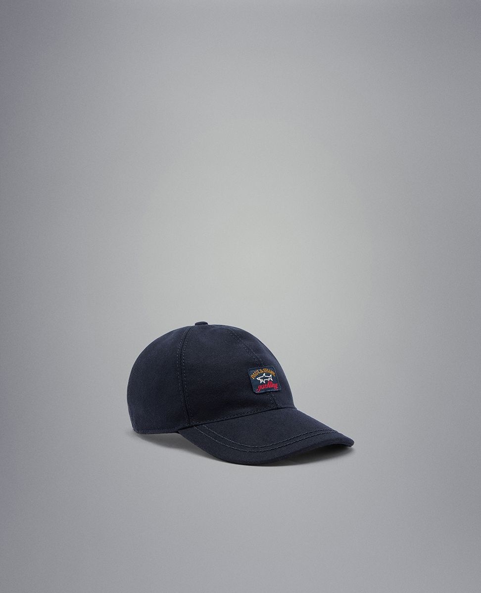 Wool baseball cap with iconic badge - 1