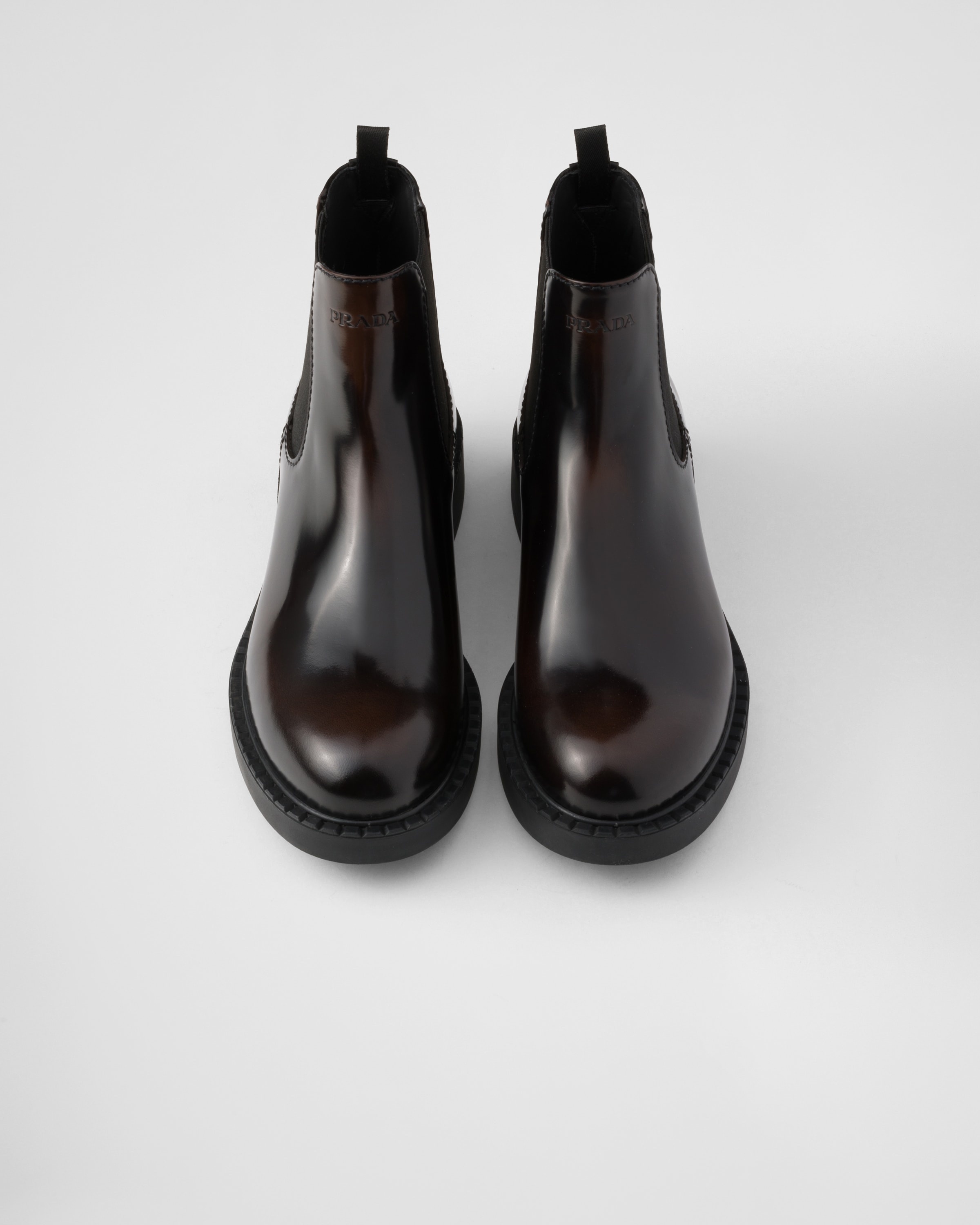 Brushed leather Chelsea boots - 4