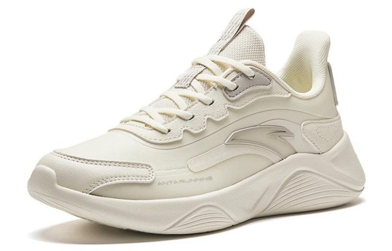 ANTA (WMNS) ANTA Running Series Sneakers 'White Beige' 922355540-6 outlook