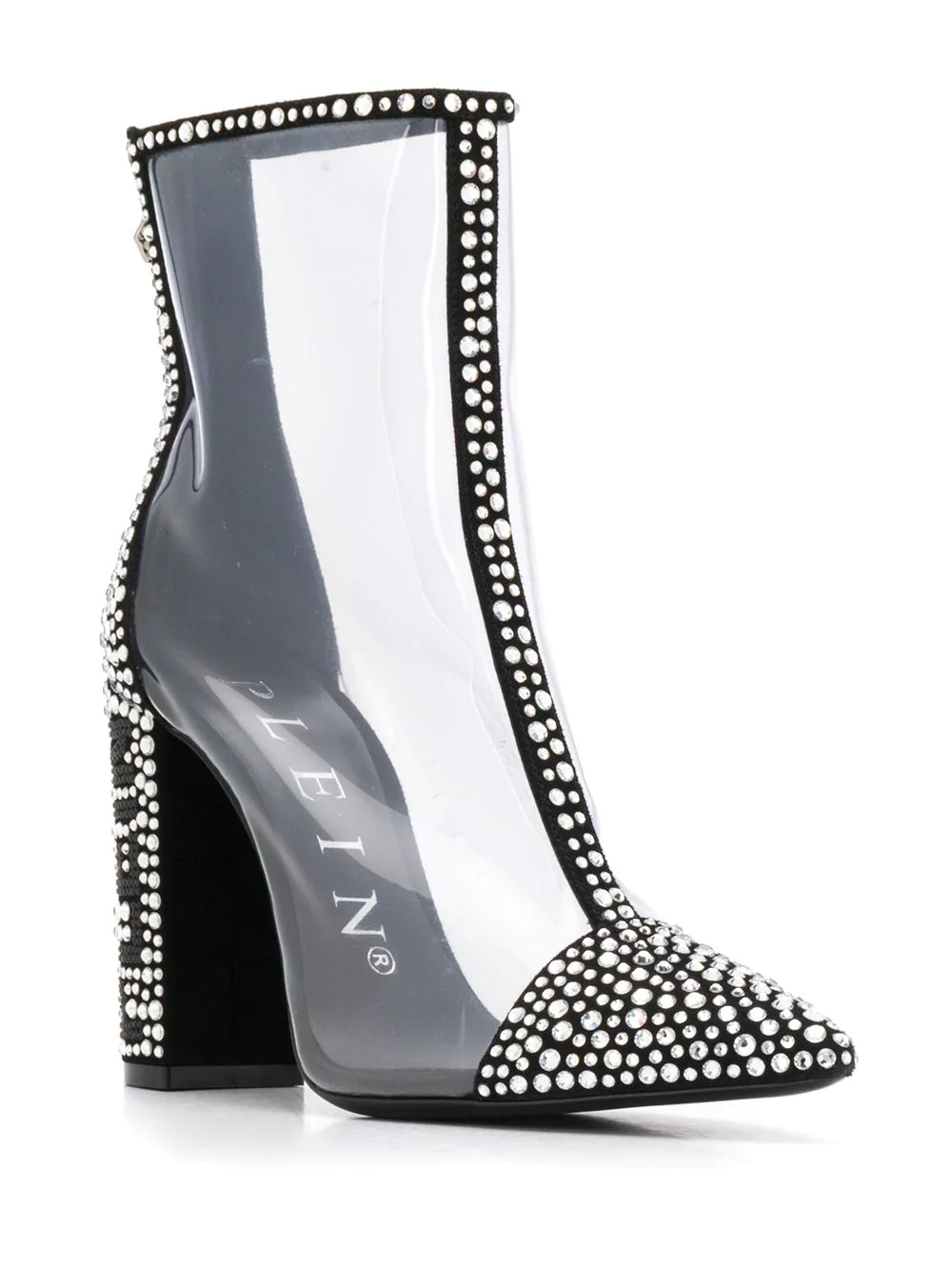 crystal embellished 105mm boots - 2