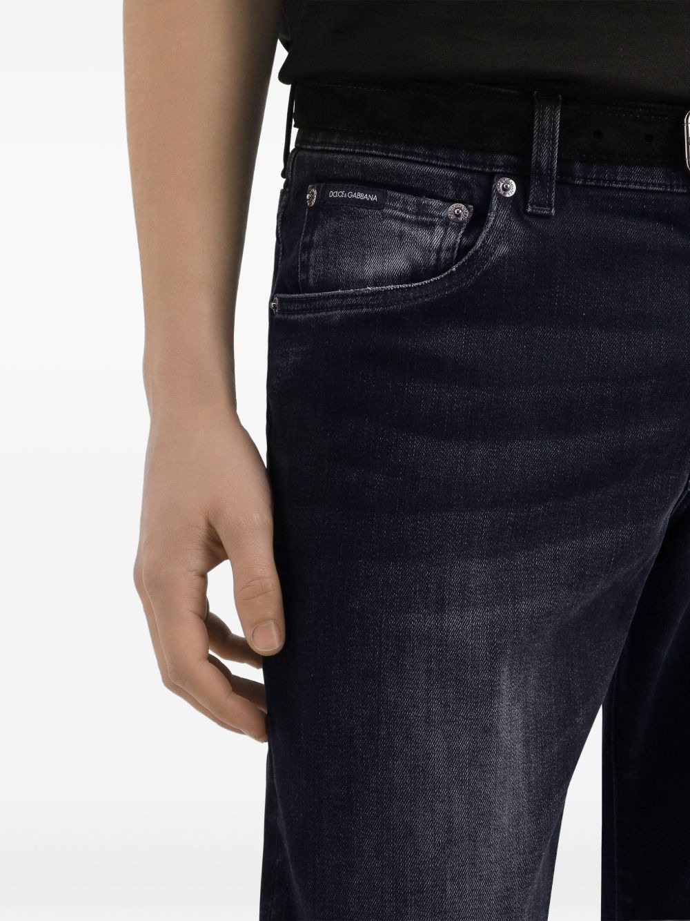 frayed-hem jeans - 5
