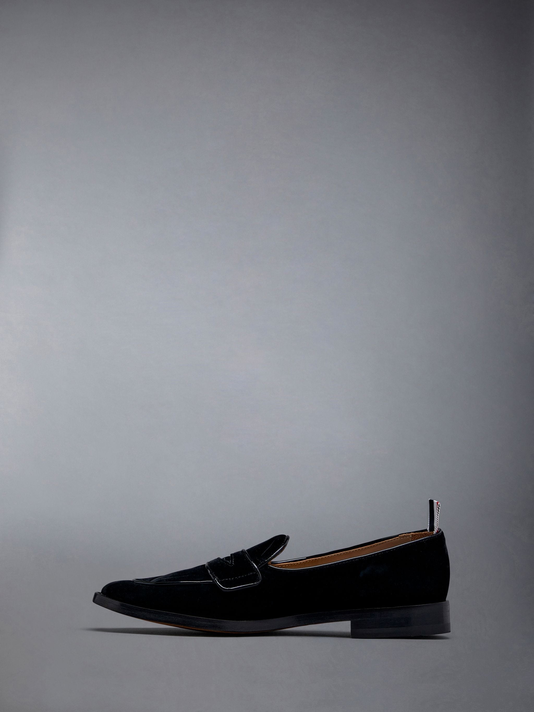 Velvet Flexible Leather Sole Varsity Penny Loafer - 3