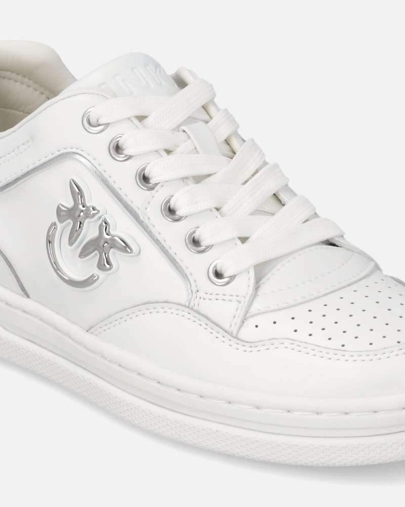 LEATHER SNEAKERS WITH LOVE BIRDS LOGO 4